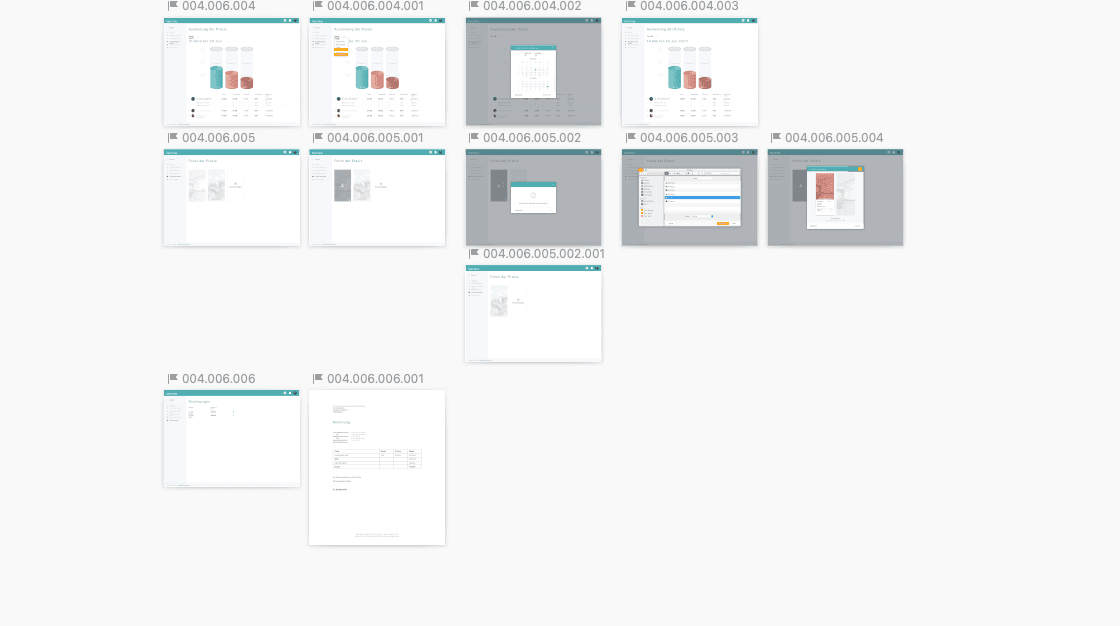 Hermine web app user flow 11