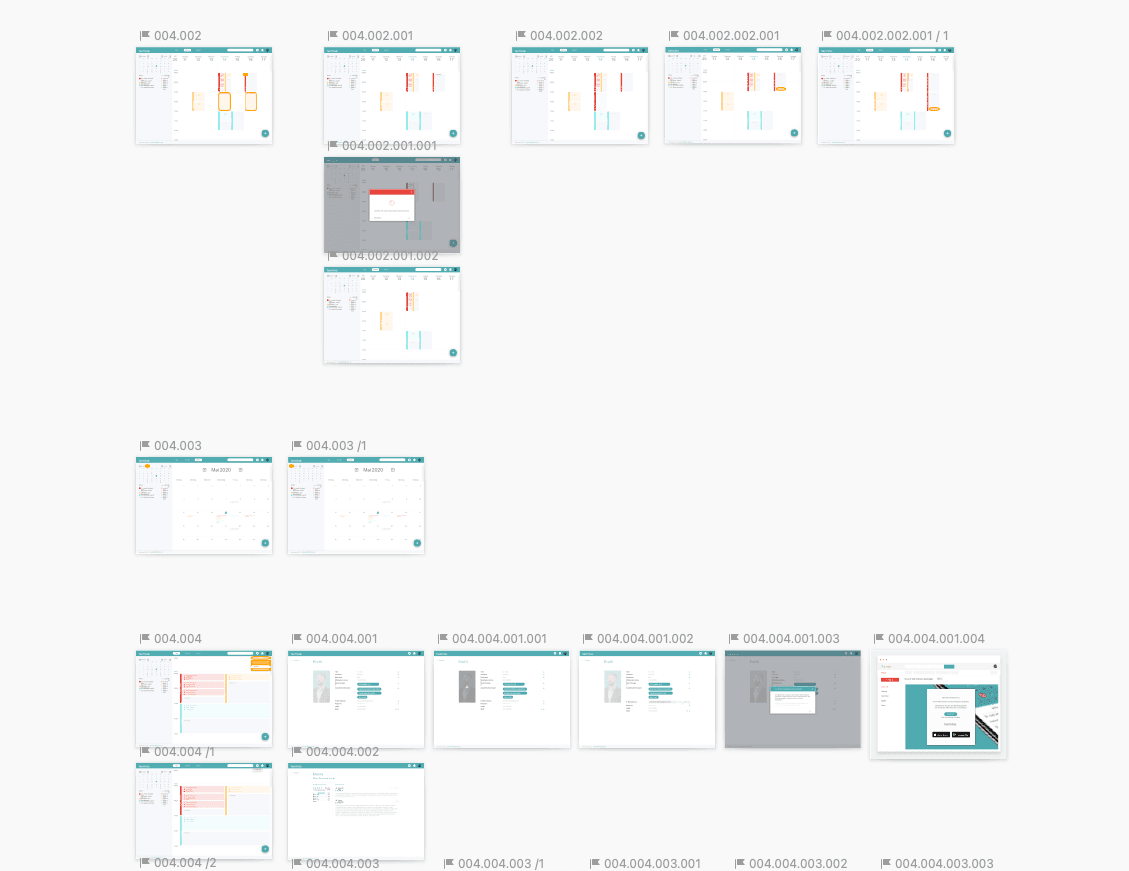 Hermine web app user flow 8