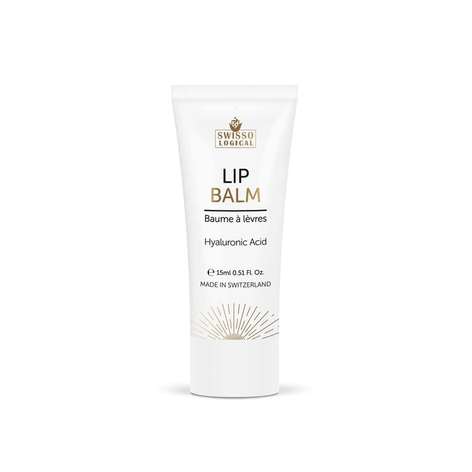 Swissological lip balm tube mockup